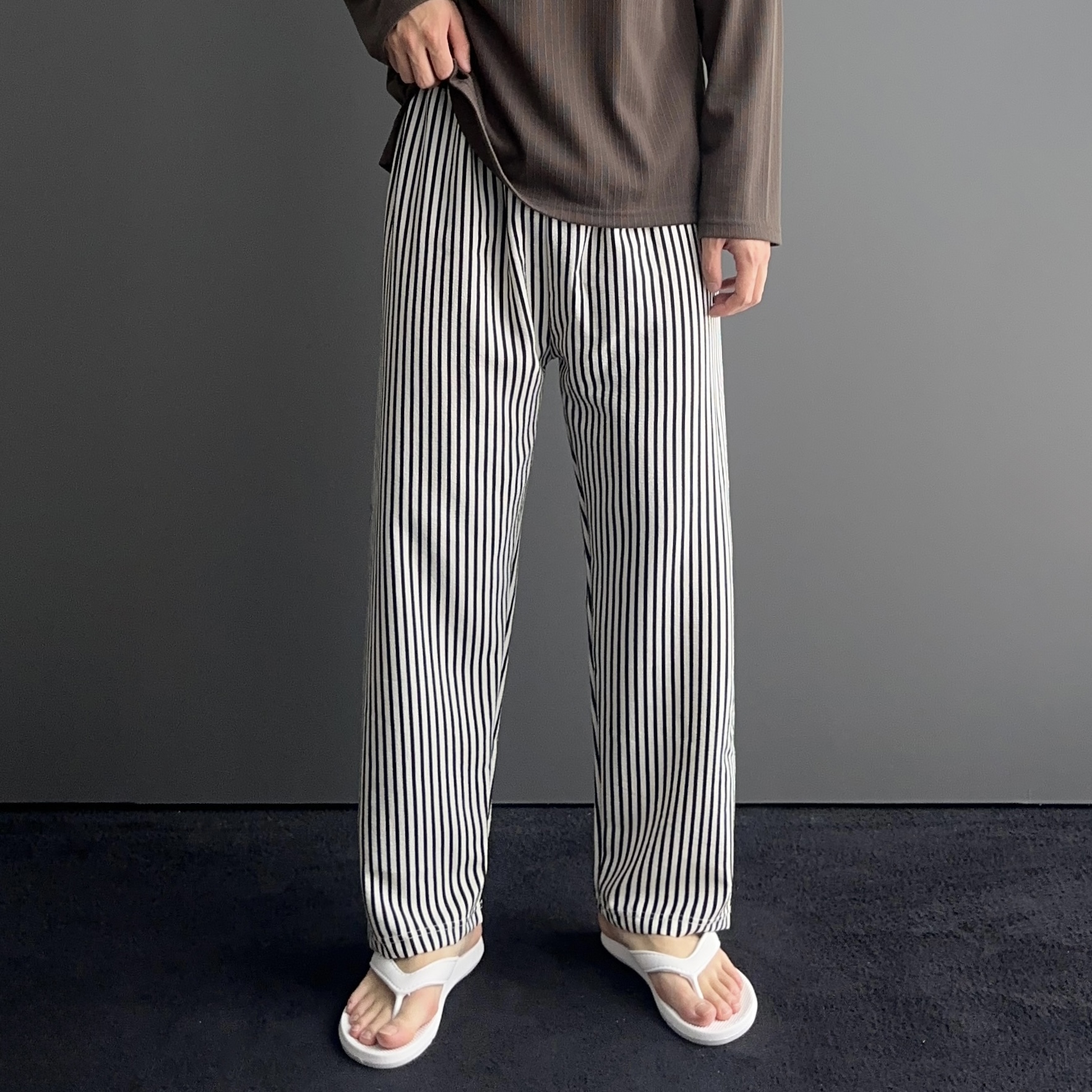 1+1 남자여름긴바지 남자시어서커팬츠 남성쿨팬츠 구김없는바지 - 상세 이미지 2