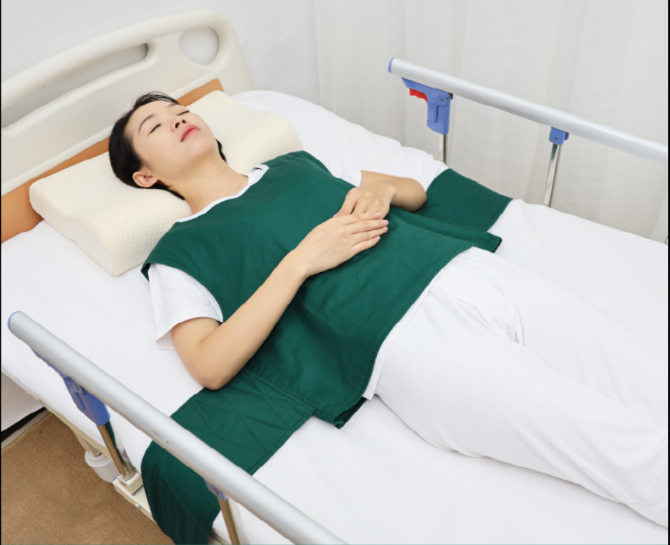노인환자 안전조끼 구속복 병상복 낙상방지 고정 침대 요양원 통제복 넘어짐방지 어르신 - 상품 이미지