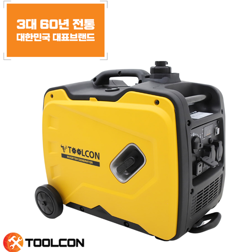 툴콘 3.0kW 소형 캠핑 휴대용 무소음 이동식 저소음 발전기 TE-3000K - 상세 이미지 2