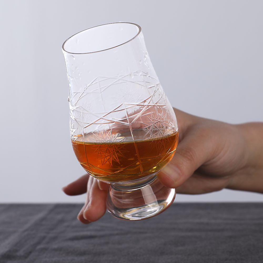 1+1 플리츠 스텀글라스 노징 싱글몰트 위스키잔 테이스팅잔 컵