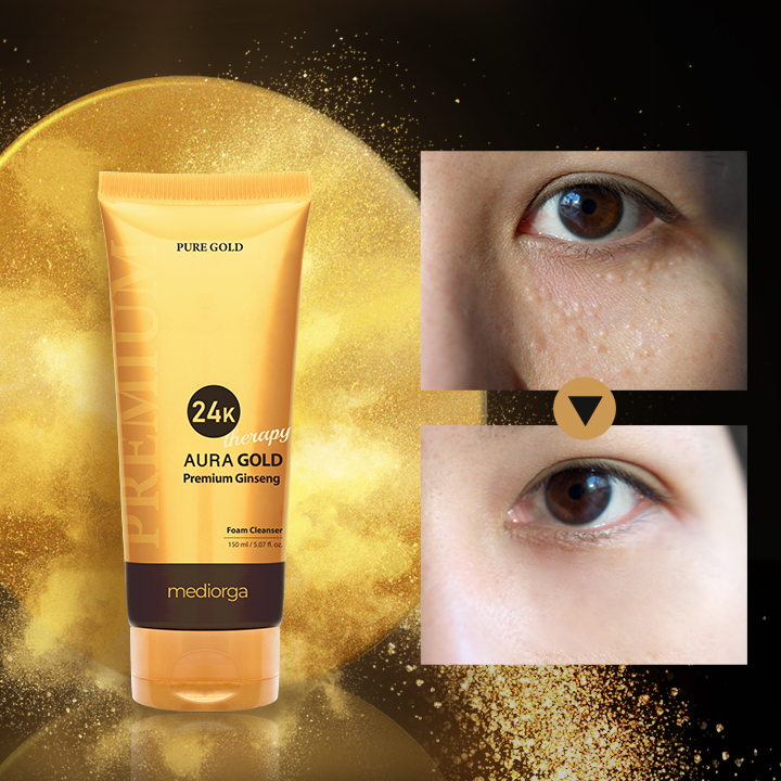 메디올가 아우라 24K 골드 클렌징폼 150ml, 1개 - 상세 이미지 5