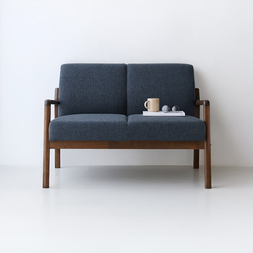 데니쉬 패브릭 소파 2인 다크블루 4943.0186, 2인용