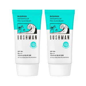 부쉬맨 워터프루프 프로 선크림 SPF 50+ 선스크린 50ml, 2개 솔직 후기 | 피부 타입별 분석 - 상품 이미지 1