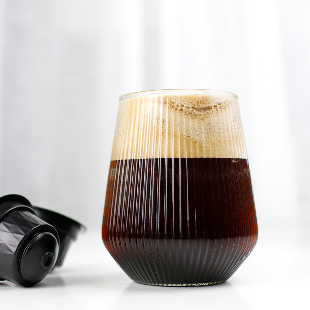 내열유리 홈카페 유리컵 420ml, 1개, 칼립소플리츠 (COF-01)