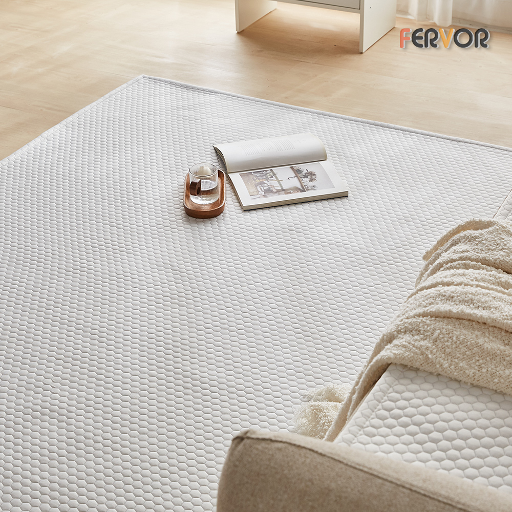 퍼보 휴비스 듀라론 에오로쿨 냉감패드 쿨매트 소파침대러그 (러그)육각, 200x250