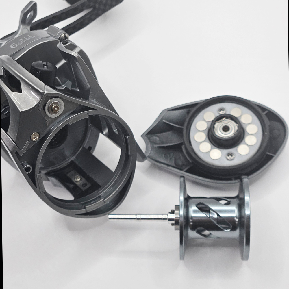 아시카 초경량 베이트릴148g 쭈구미 갑오징어 참돔 드랙음 120mm 장축카본핸들100R 이미지 8