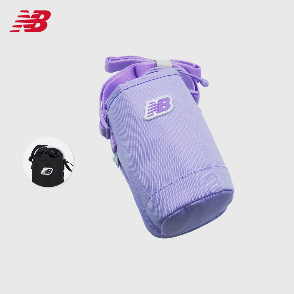 뉴발란스 키즈 에센셜 물병 파우치 가방 블랙 바이올렛