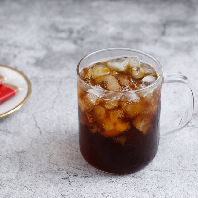 내열유리 홈카페 유리컵 430ml, 1개, 손잡이(M04)