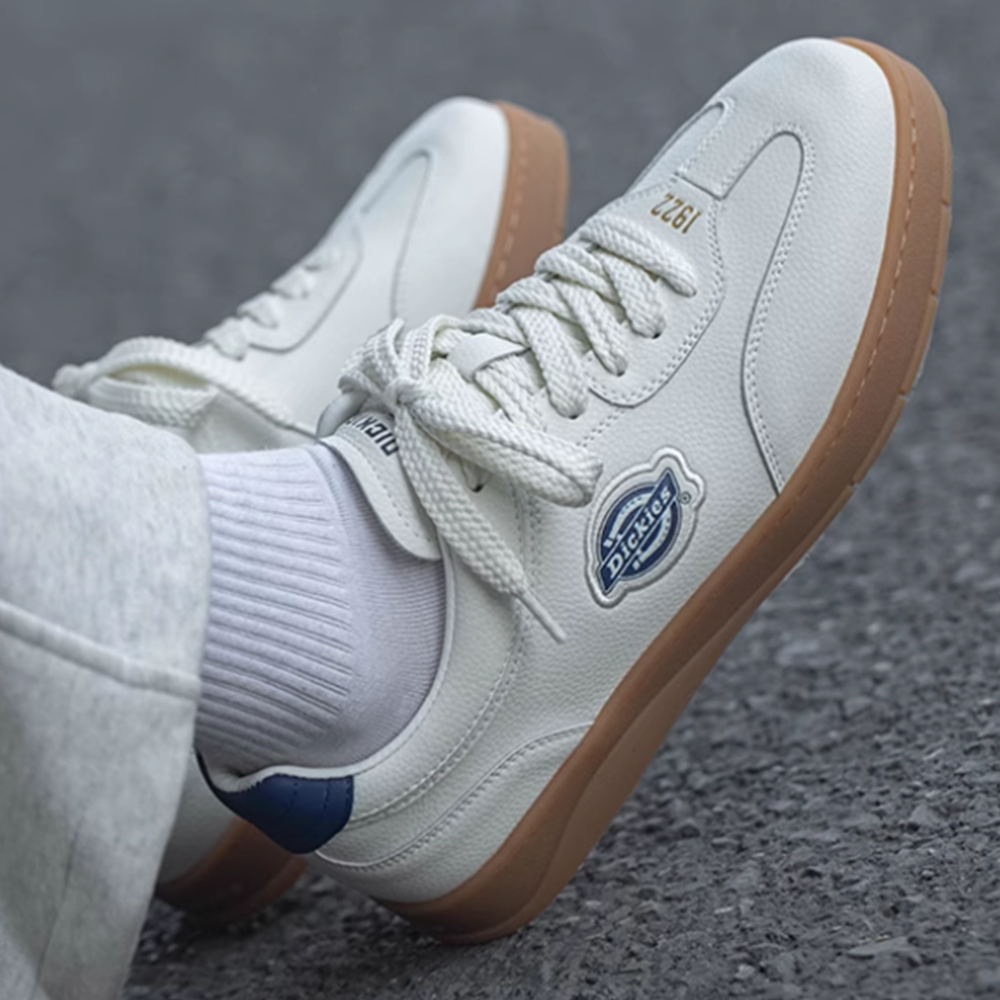 남성스니커즈 Dickies 디키즈 복고풍 간편한 착용감의 캐주얼 운동화 데일리화 화이트