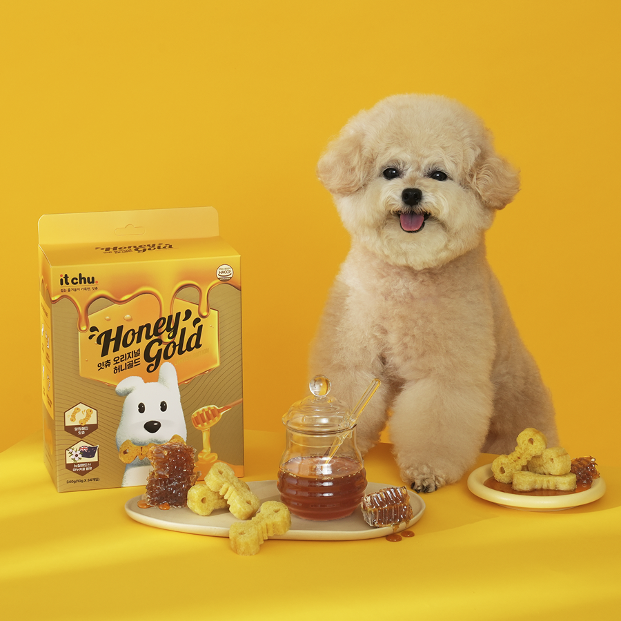 강아지 양치껌 허니골드 34P 덴탈껌 치석제거 소프트 잇츄 핏펫
