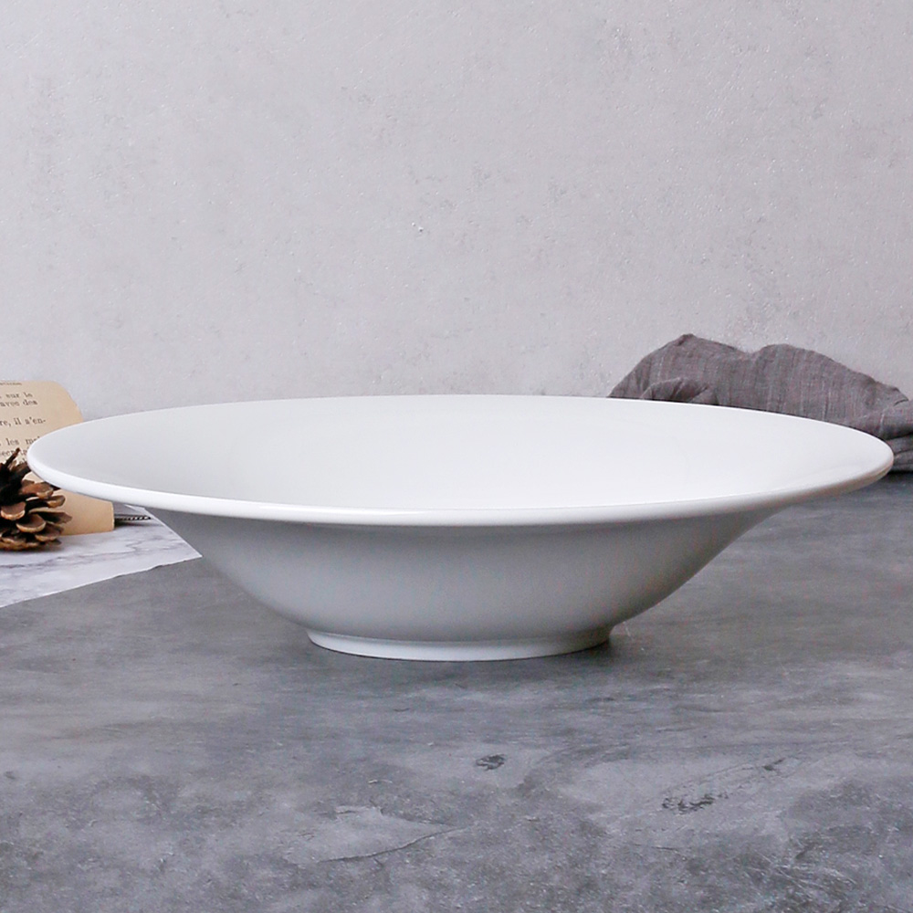 카페 깊은 파스타 접시 볼 볶음밥 카레 샐러드 그릇 30.5cm, 레조디 - 상세 이미지 2