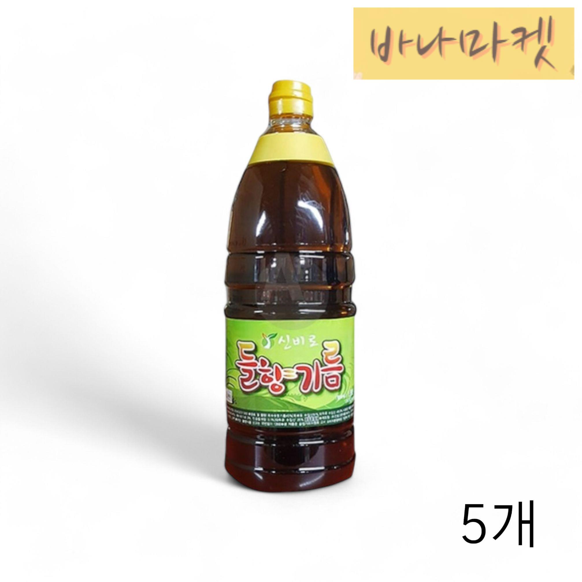 들향기 오일 1.8L 업소용 식용유 5개 주방 필수 기름 : 팔바나마켓