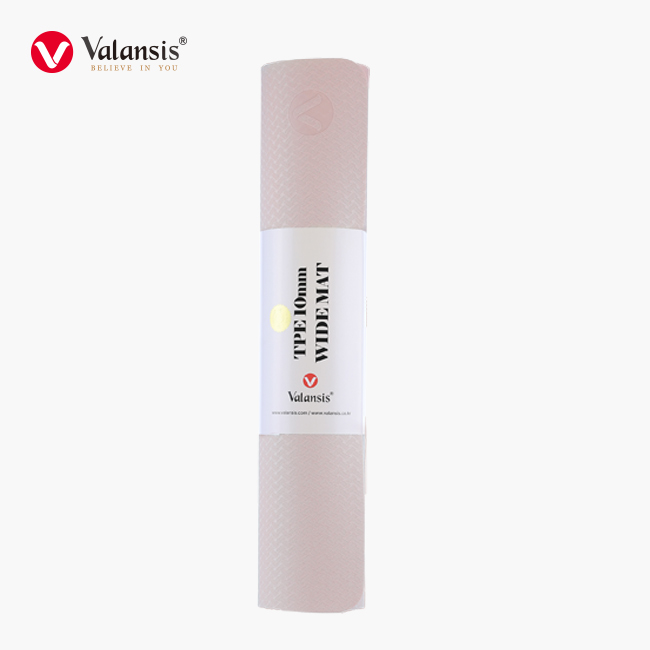 밸런시스 TPE 10mm 와이드 매트 소프트베이지 요가 운동 필라테스 스트레칭 홈트레이닝