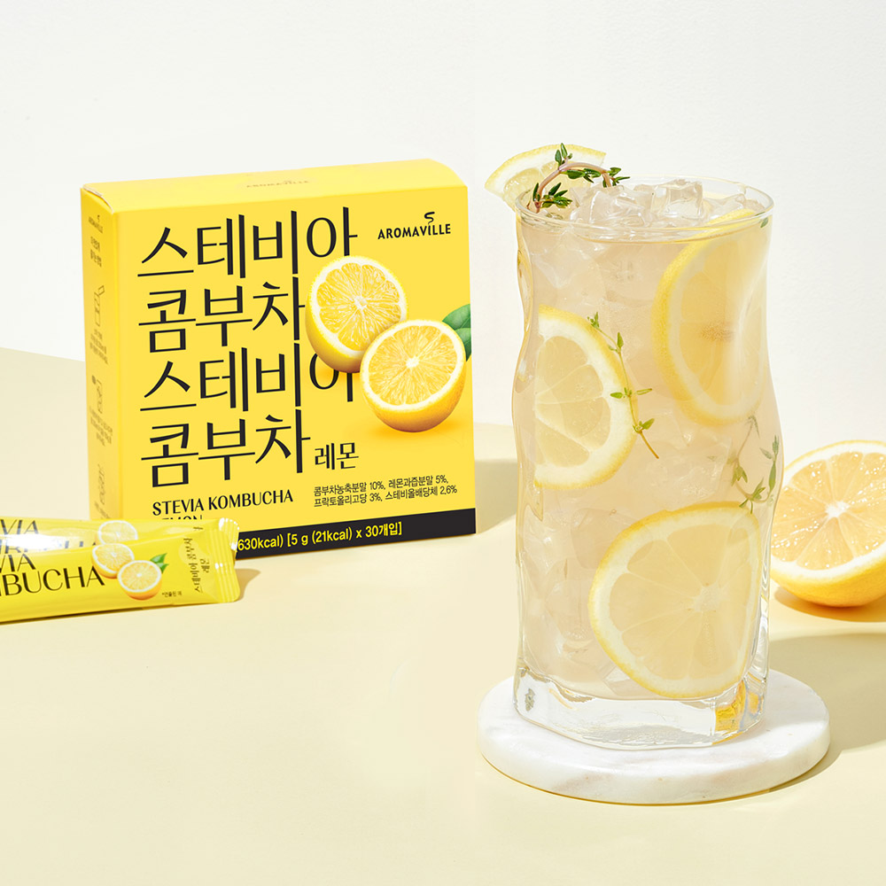 아로마빌 스테비아 콤부차 30스틱 골라딤기 - 상세 이미지 5