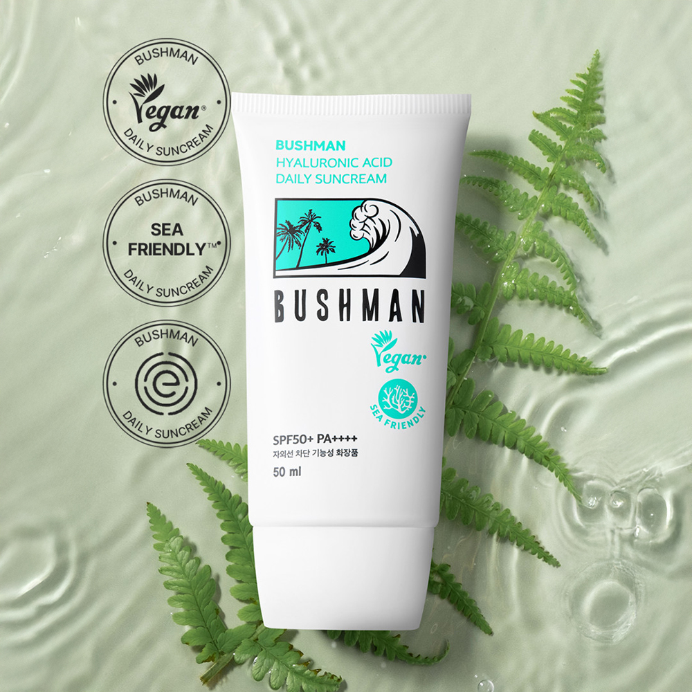 부쉬맨 히알루론산 데일리 선크림 SPF 50+ 50ml, 1개 - 상세 이미지 5