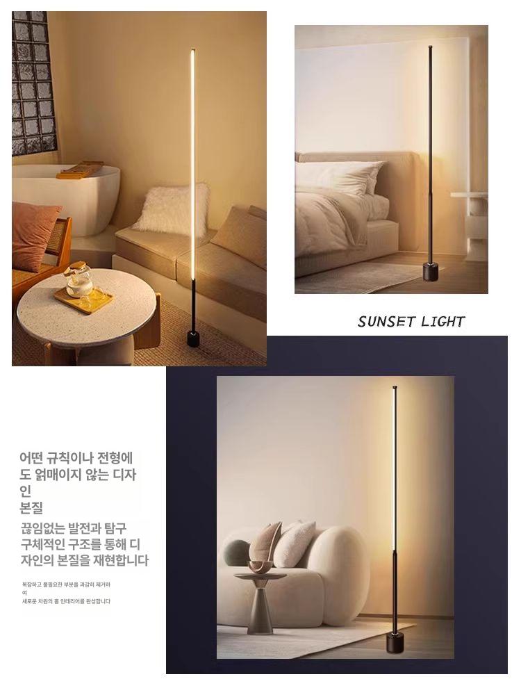 LED조명 플로어 램프 침실 옆 테이블 코너 분위기거실 스탠드조명 1.조명 50cm 저조도 따뜻한 빛 - 상세 이미지 3