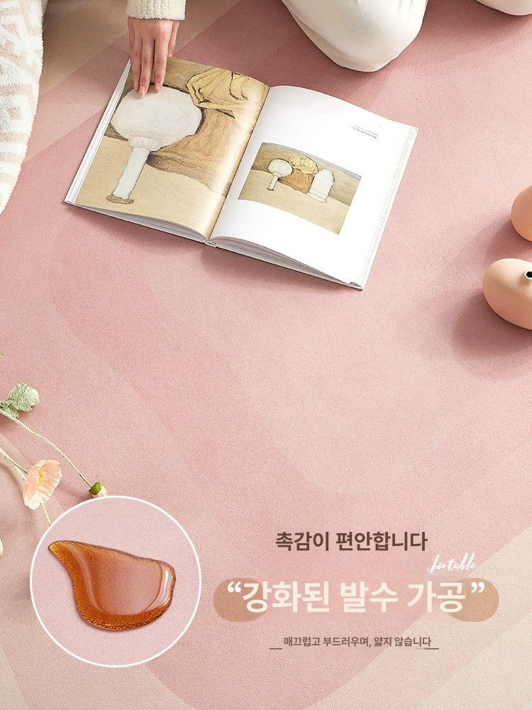 카펫트 거실 소파 테이블 밑 담요 심플한 침실 러그 바닥 매트 안고-8C 비정형 - 상세 이미지 5