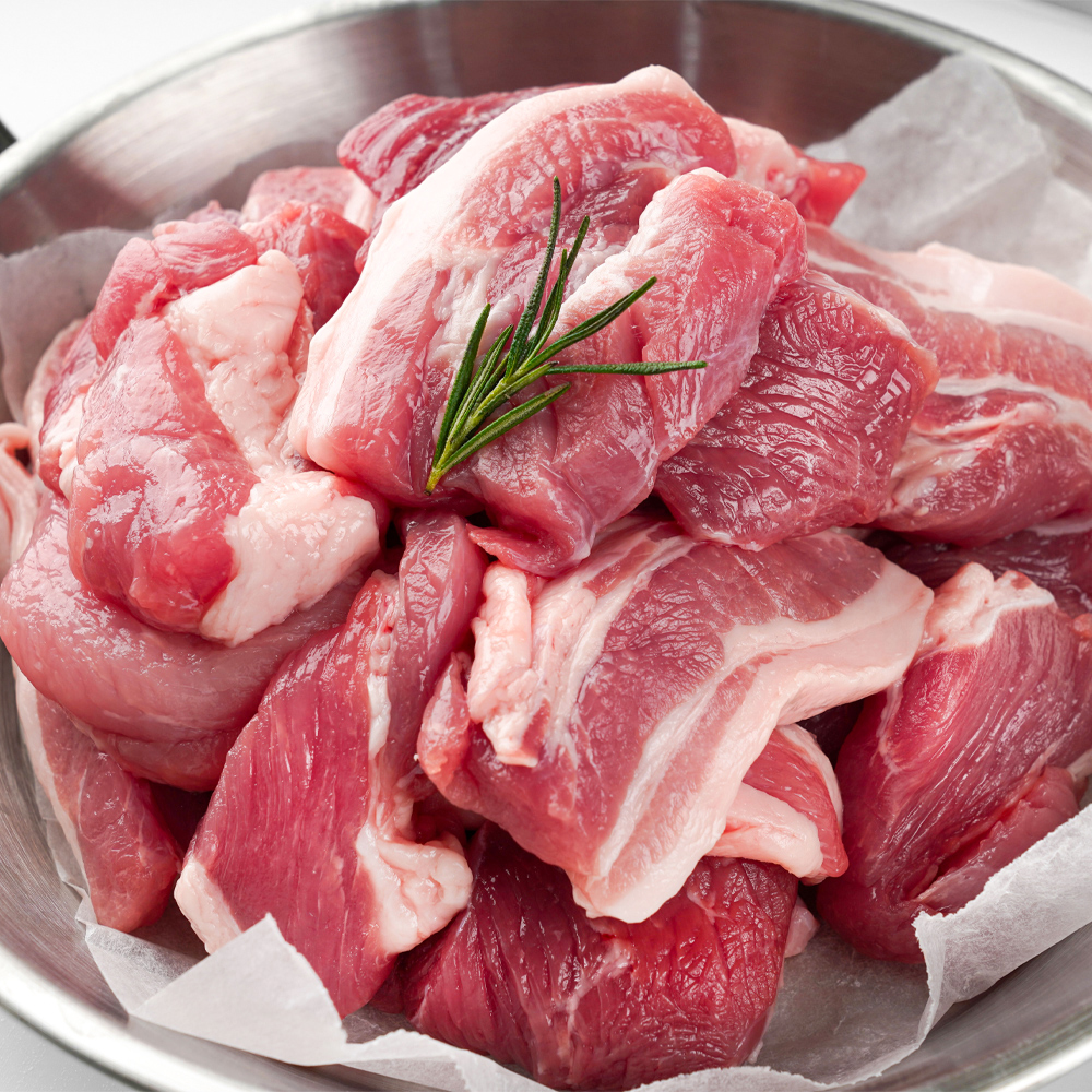 [1+1] 김치찌개용 돼지 고기 총1kg 한돈 1+등급 찌개용 찌개거리 짜글이 모둠 찌게용 - 상세 이미지 5