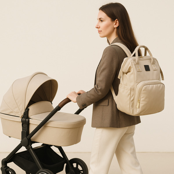 기저귀가방 백팩 보온보냉 국민 유모차  방수 보급형 기저귀백팩 레브리