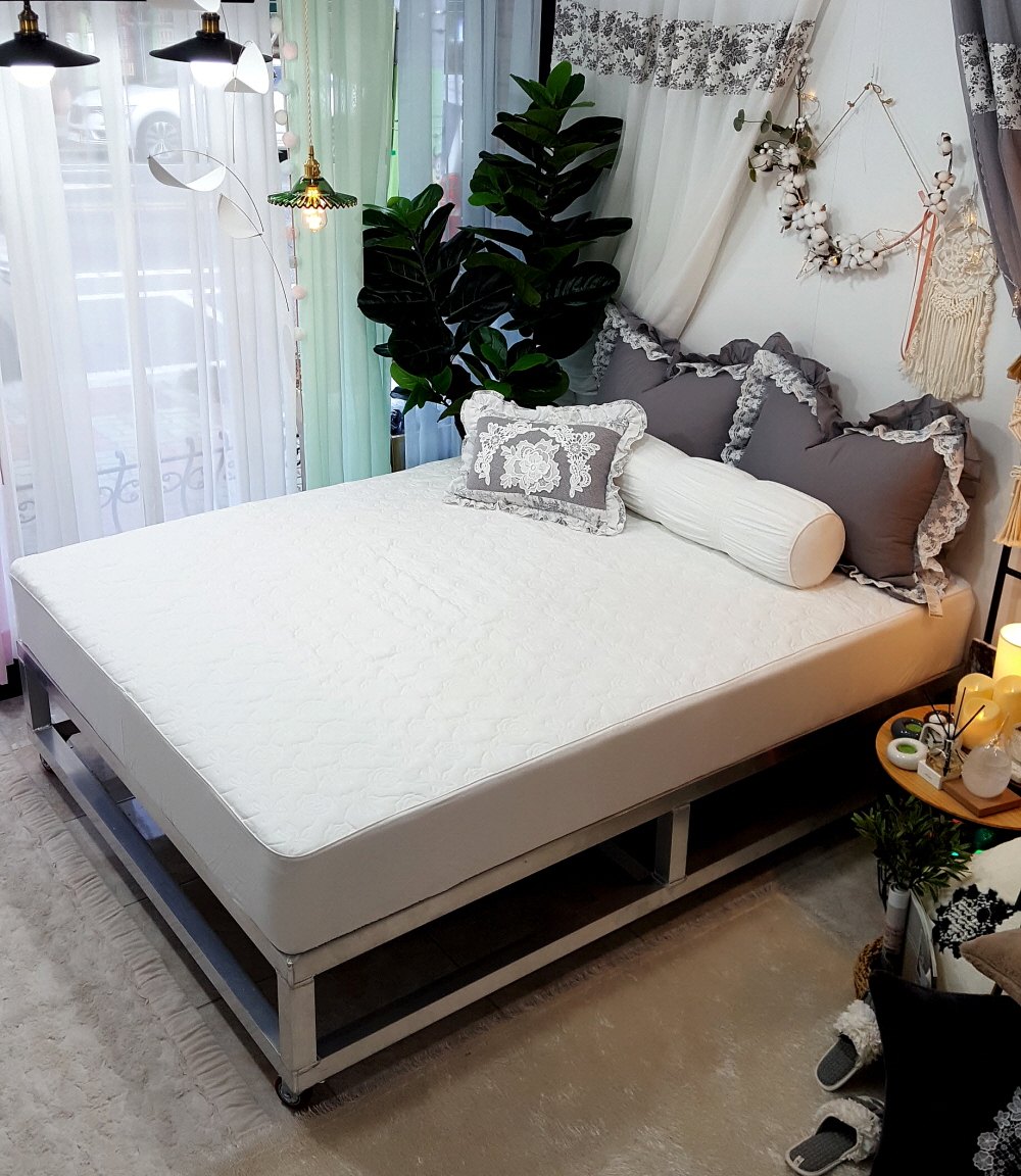 국산 순면 라지킹 높은 매트리스커버 퀸 패밀리 침대커버 맞춤