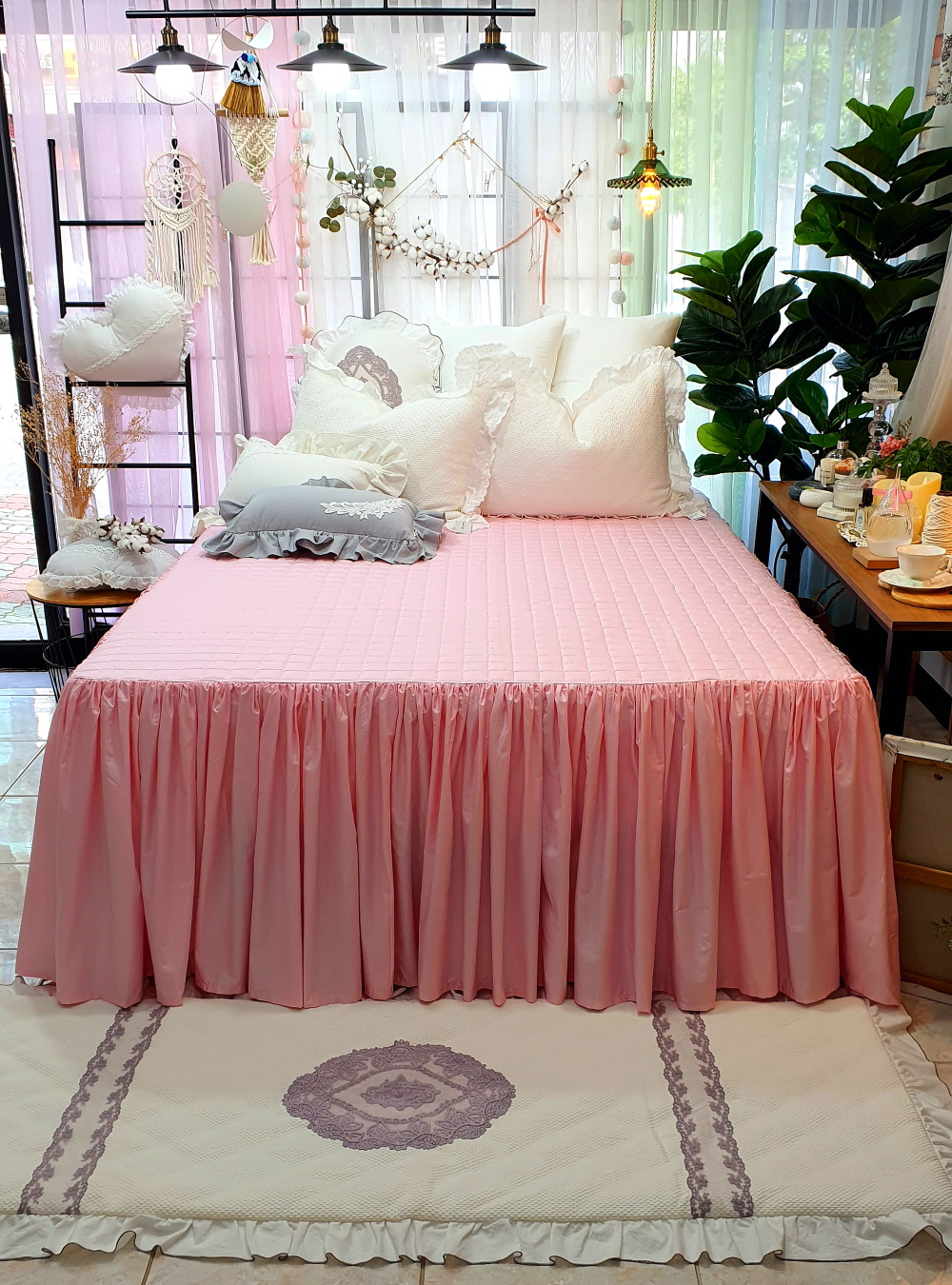 프릴 라지킹 침대스커트 베드스커트맞춤 돌침대커버
