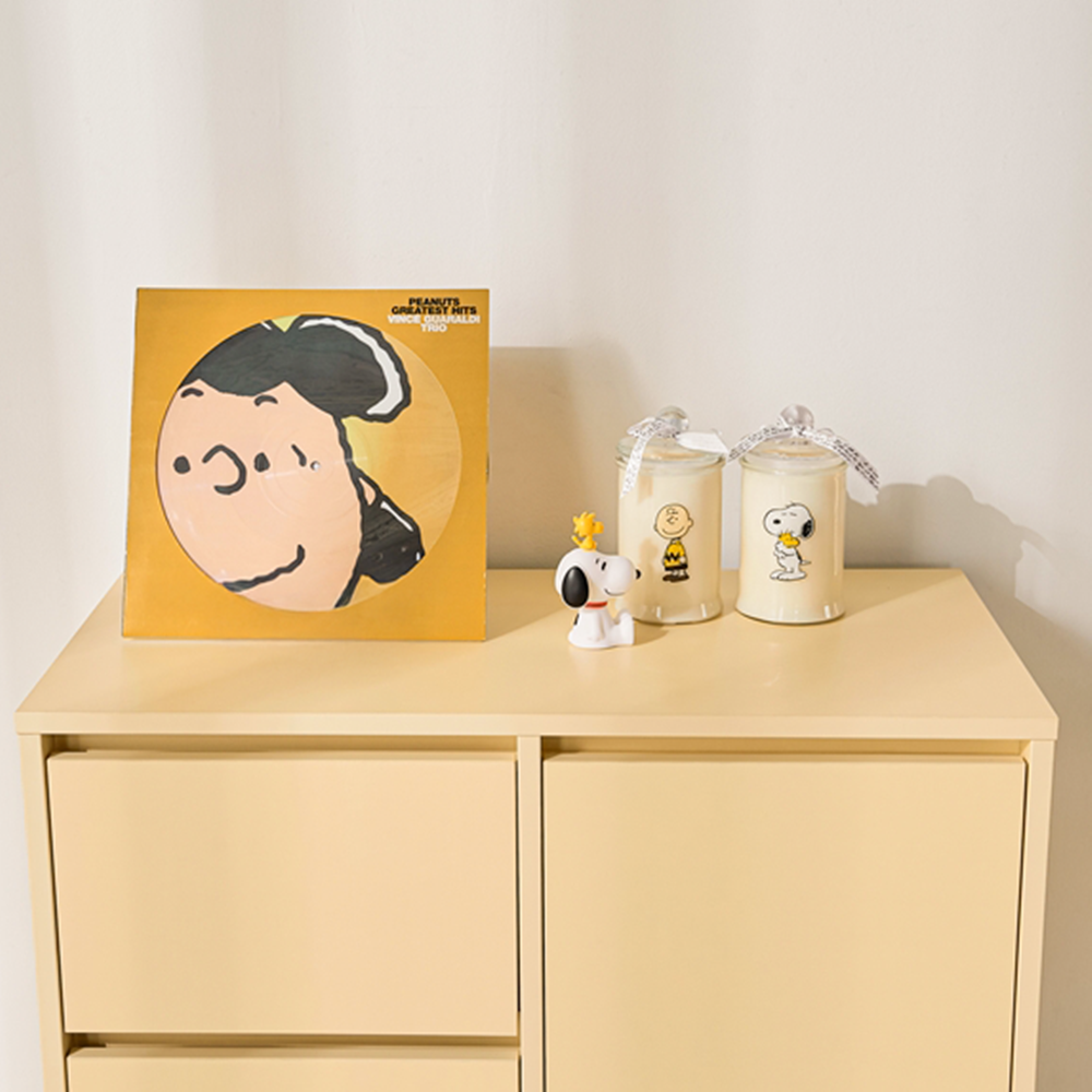 무드인 거실모듈 서랍형 침대옆 LP 옷 높은 안방 수납장 800x400x825mm, 3단, 화이트