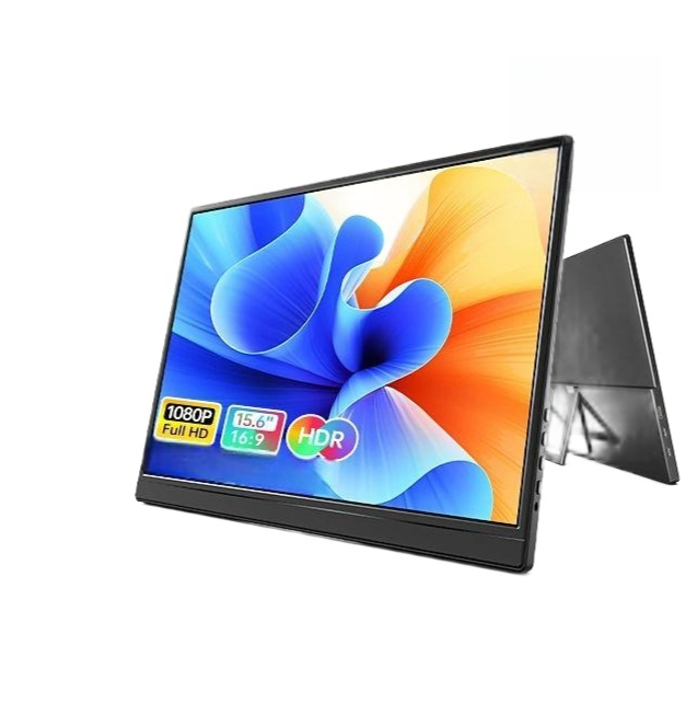휴대용 서브모니터 HDMI 호환 게임기 노트북 듀얼 가성비형 14인치 숨겨진 스탠드형 휴대용 15.6인치 - 상품 이미지