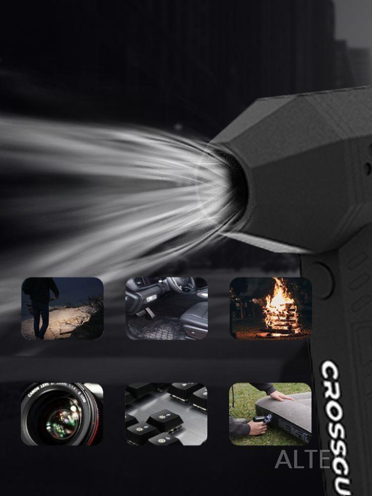 미니 에어건 제트건 터보팬 세차 초강력 송풍기 블랙(저전력) 100000rpm 5000mAh - 상세 이미지 3