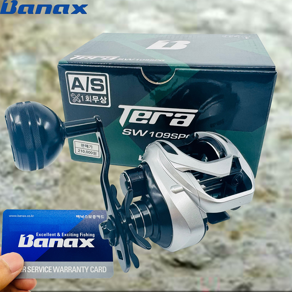 바낙스 테라 SW 문어 쭈꾸미 광어 외수질 릴 선상 베이트릴 109SPG 4점대 드랙음
