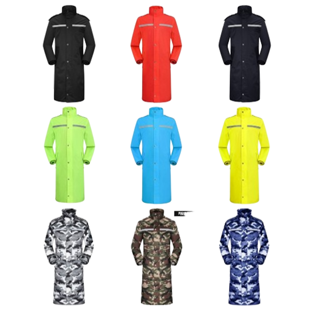 L-4XL 비옷 우비 성인 오토바이 남자 배달 레인 우의 코트 배달원 라이더 빅사이즈 - 상품 이미지
