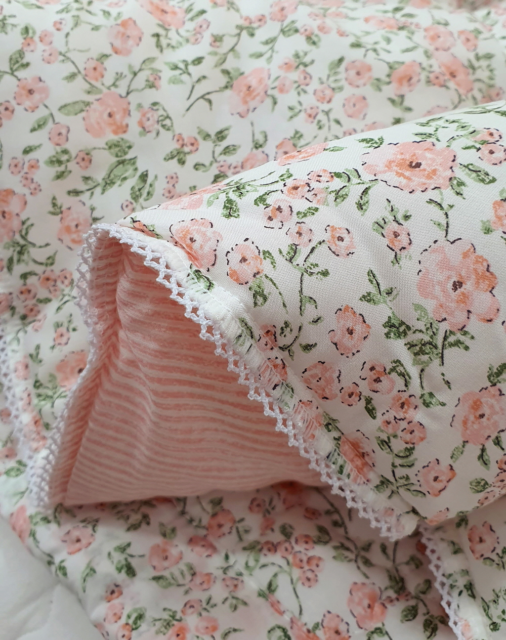 신혼 혼수이불 침대 모달이불세트 라지킹 침구류 봄꽃