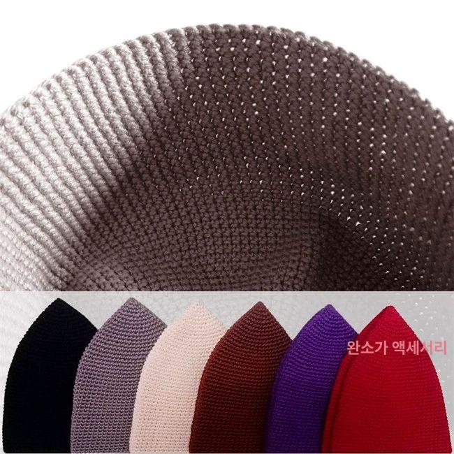 이슬람 모자 무슬림 아랍 분장 의상 이슬림 중년 검정색 S 54-56cm - 상세 이미지 4