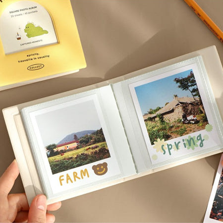 (주)아이코닉디자인 국산 아이코닉 캐논 셀피 인스탁스 스퀘어 앨범 코닥 미니샷3 앨범