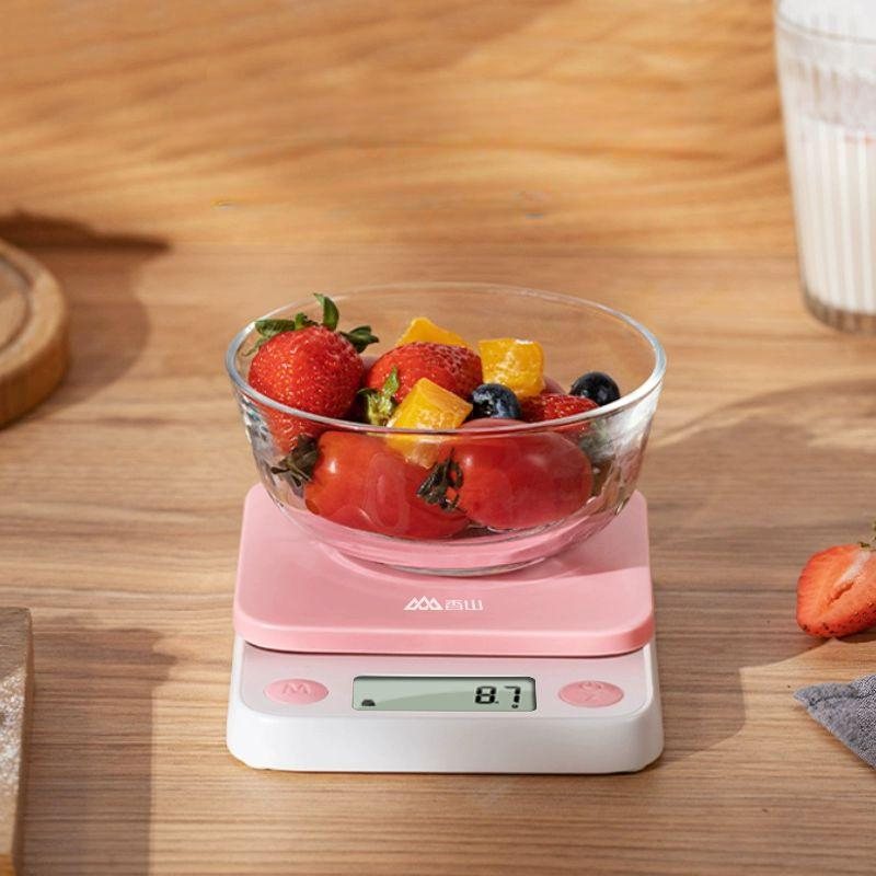 저울 베이킹 계량 측정 정밀 제빵 소형 0.1g ~5kg 내외 식품 그램 디지털전자저울 주방 1.저울 하늘색 5kg 0.1g - 상품 이미지