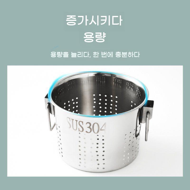 304 스테인리스 수동 압착기 과일 야채 착즙기 bying24 - 상세 이미지 4
