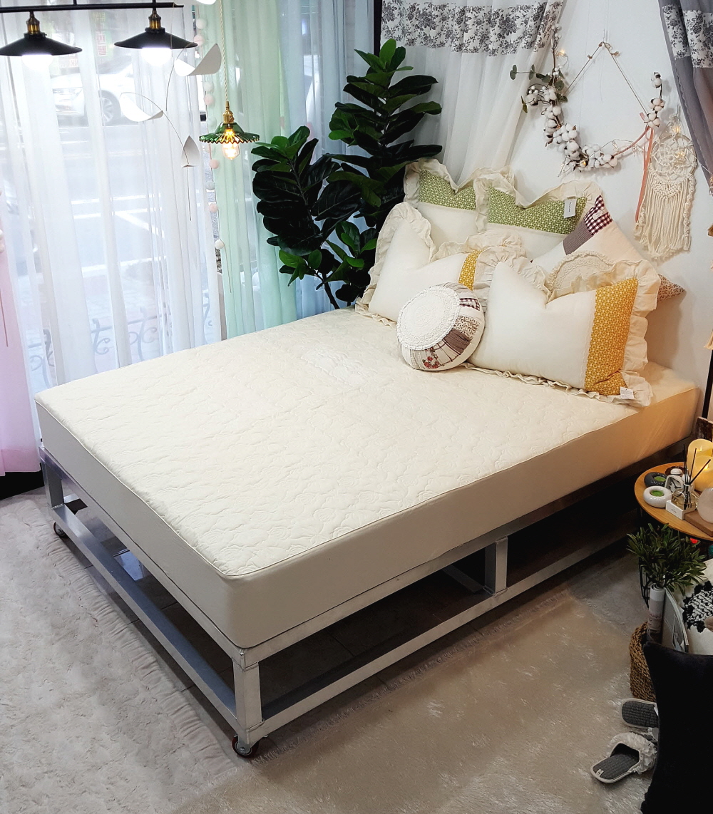 국산 순면 라지킹 높은 매트리스커버 퀸 패밀리 침대커버 맞춤