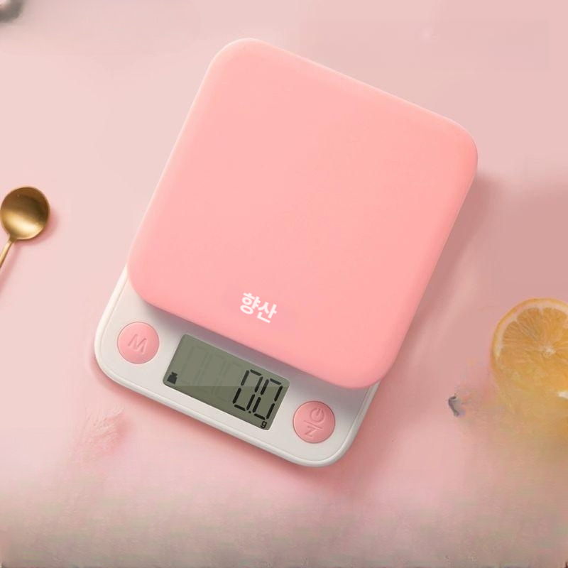 저울 베이킹 계량 측정 정밀 제빵 소형 0.1g ~5kg 내외 식품 그램 디지털전자저울 주방 1.저울 하늘색 5kg 0.1g - 상세 이미지 2