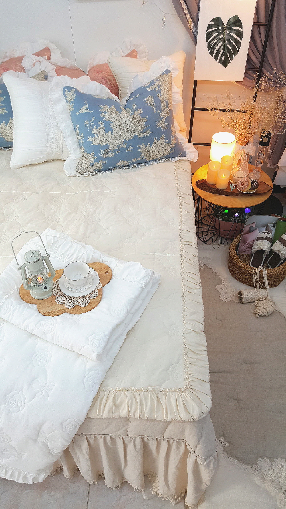 국산 순면 라지킹 높은 매트리스커버 퀸 패밀리 침대커버 맞춤