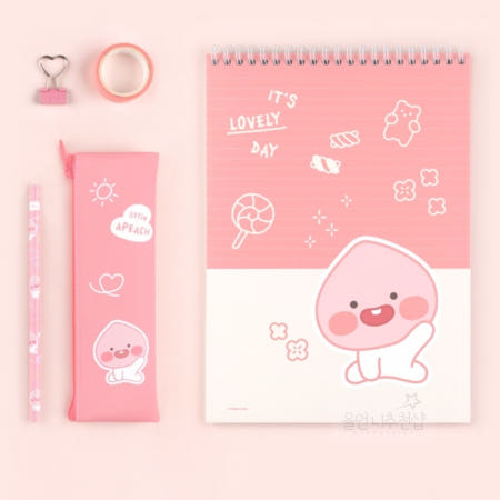 [고마음샵] 카카오 리틀프렌즈 러블리 신학기 상철스프링노트 어피치 단어장 대학생노트 대학노트 초등노트 신학기공책