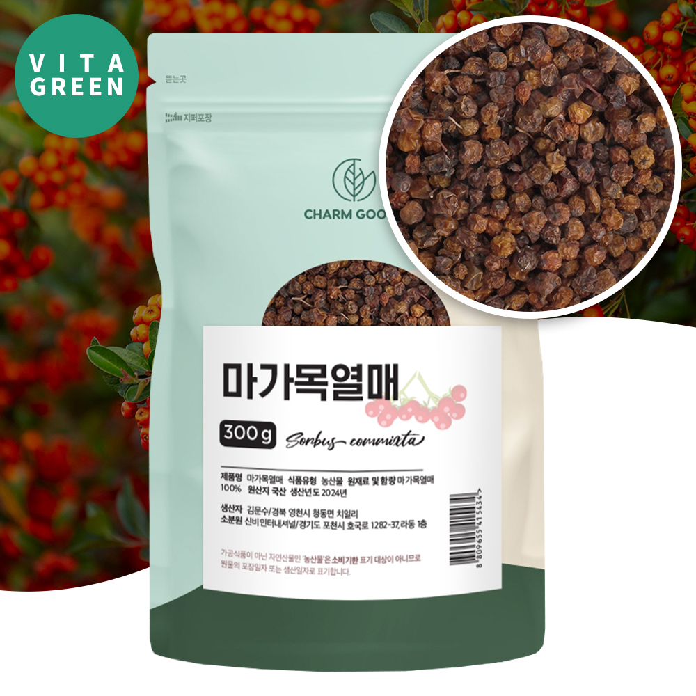 국산 마가목 열매 차 효능 파는곳 300g 1팩 마가목차 - 메인 이미지