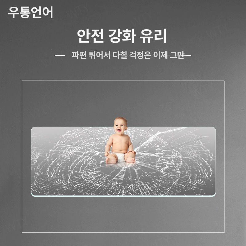 전신 거울 받침대 거치대 스탠드 미러 지지대 너도밤나무 색상 400x1200mm - 상세 이미지 5