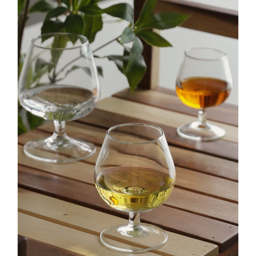 꼬냑잔 브랜디잔 3P세트 3종 유리 글라스 캠핑 신혼 이사 집들이선물 - 상세 이미지 3