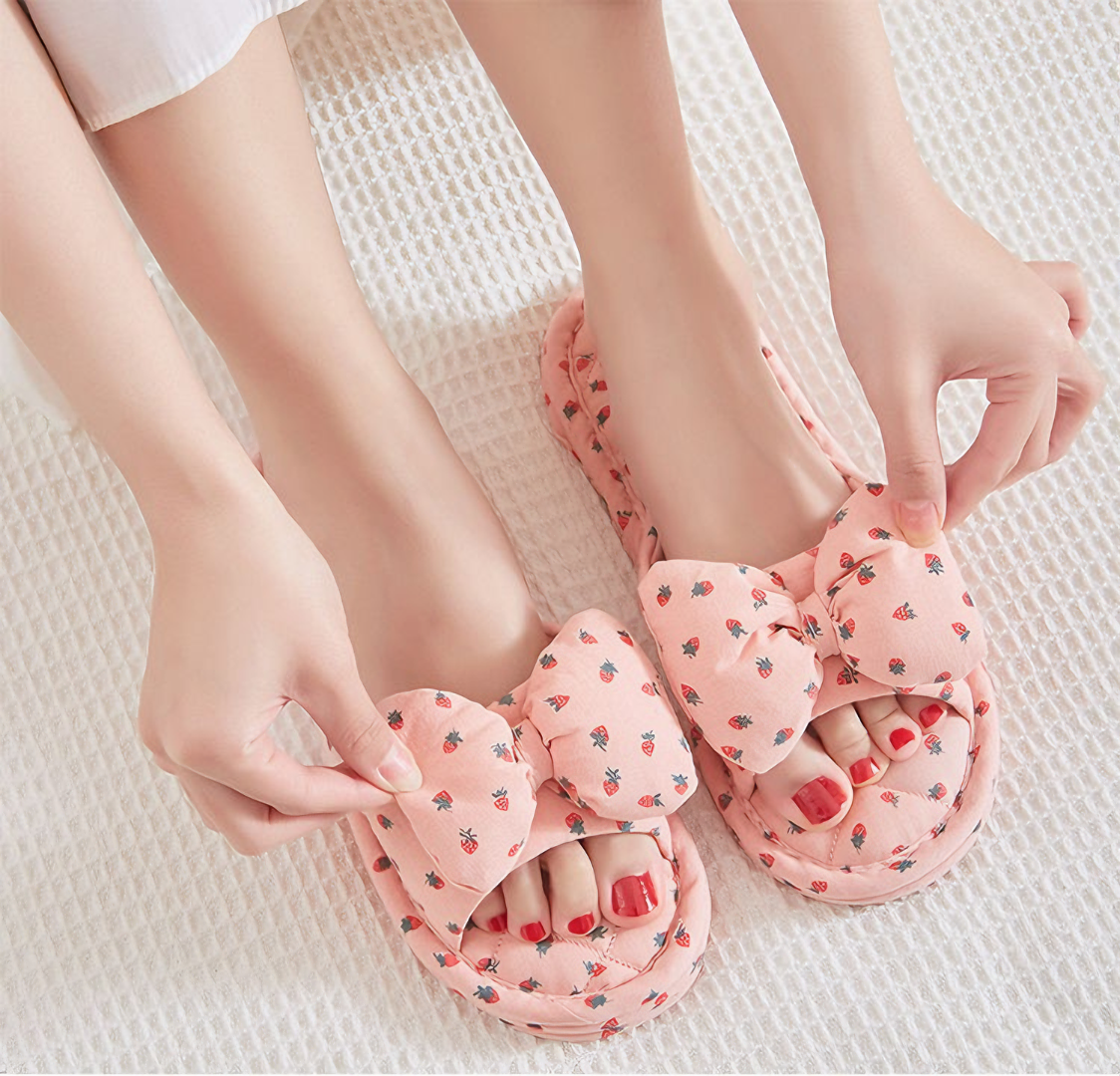 거실화 3중 쿠션 층간소음 거실 실내화 면 실내 슬리퍼