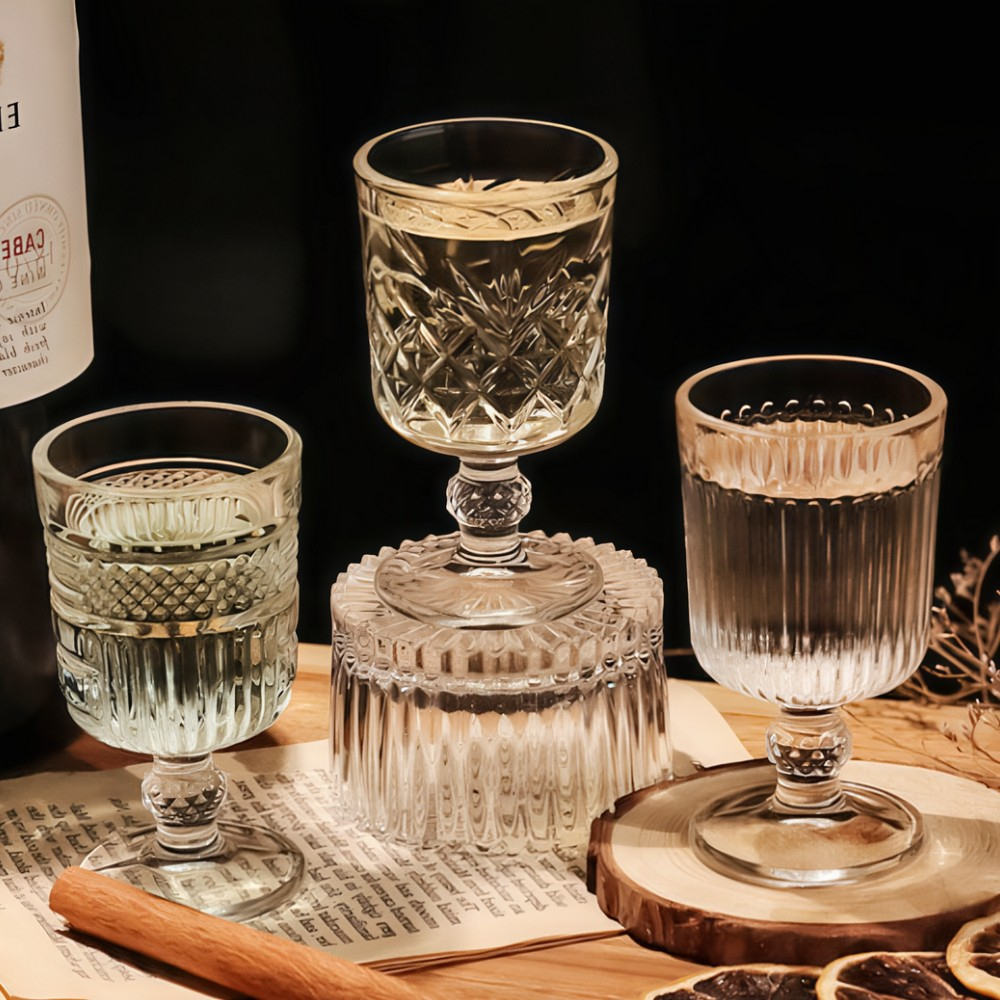 미니 고블렛 술잔 60ml 유리 예쁜 감성 소주잔