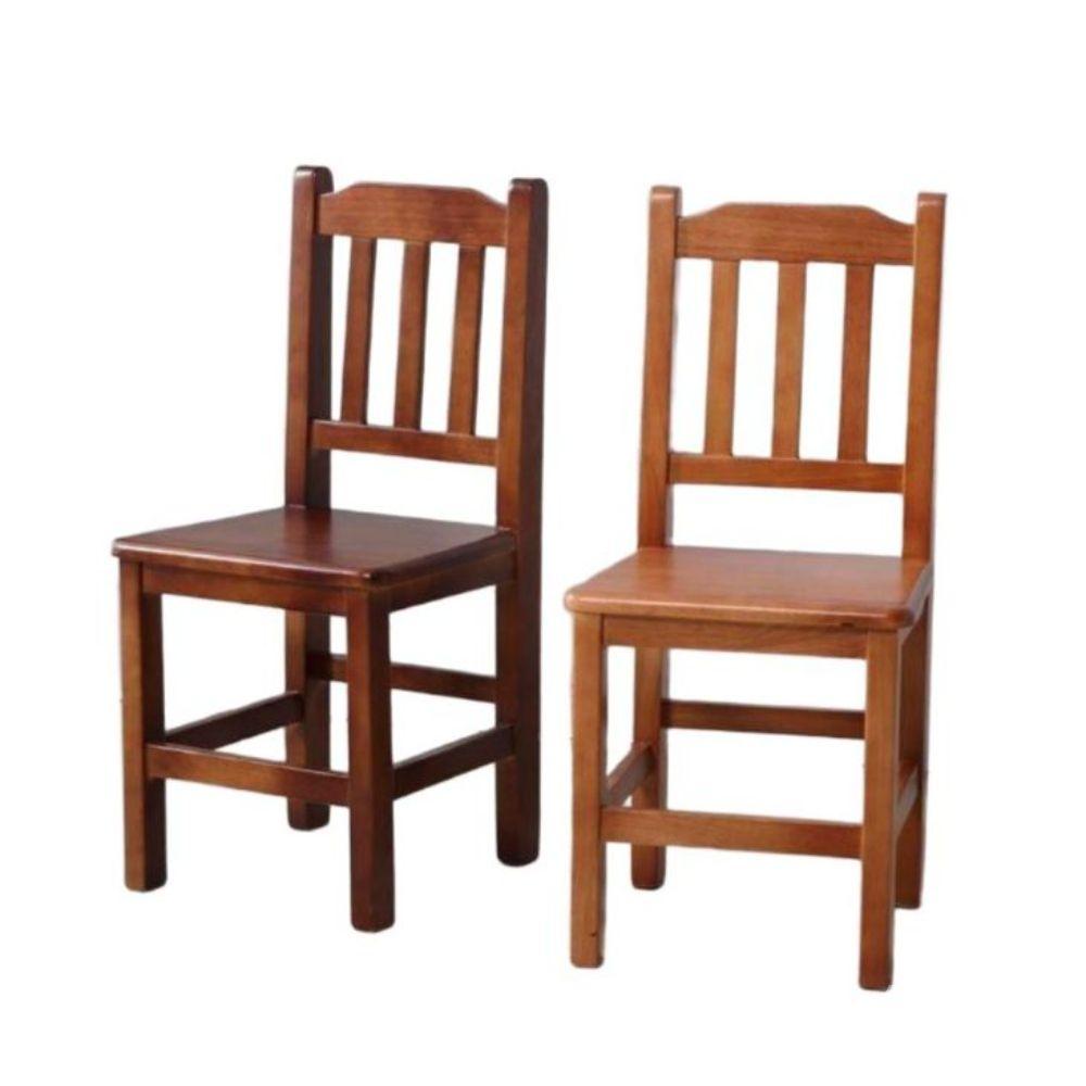 레트로 의자 촬영소품 연극 옛날 공부방 나무 교실 나무색 28cm - 상세 이미지 3