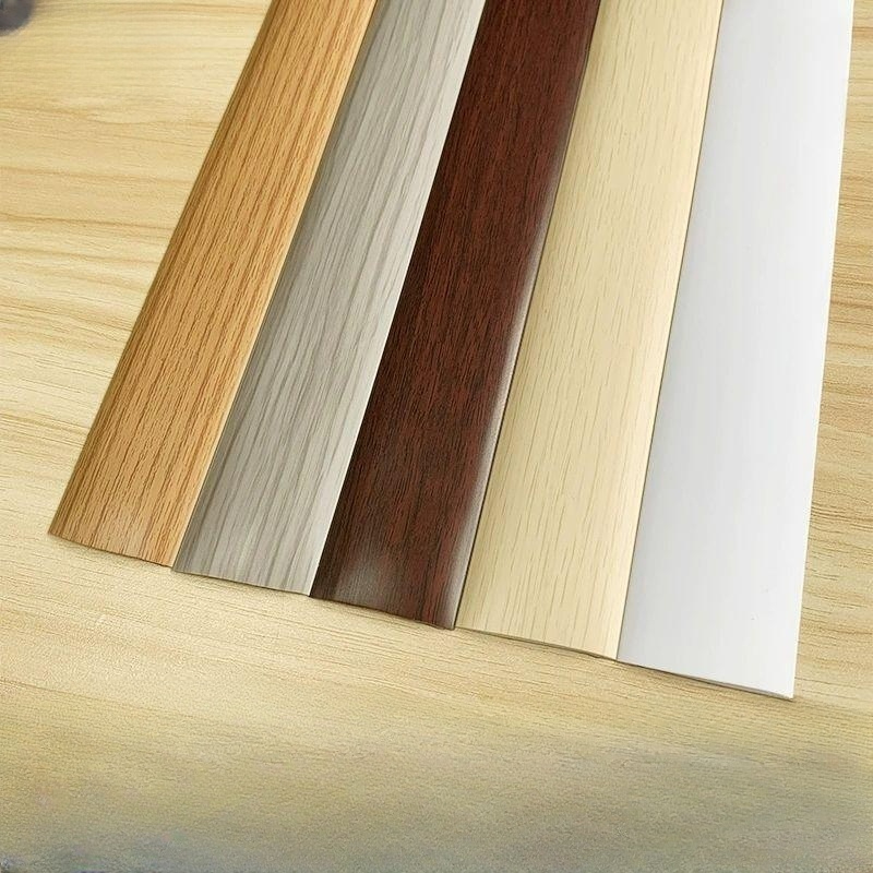 PVC 문턱 몰딩 커버 로봇청소기 바닥 문지방 경사로 가장자리 전선 쫄대 단풍색 4cm 미터당