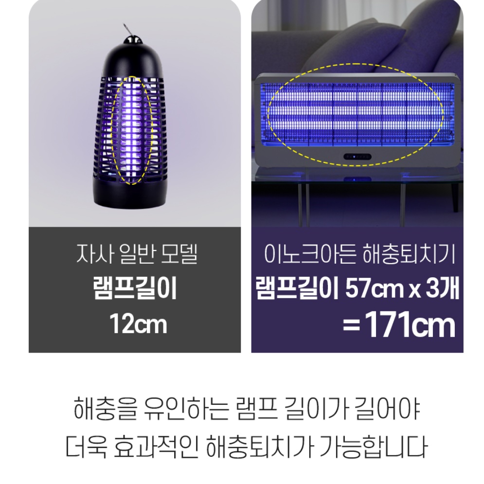 대형 포충기 벌레 퇴치등 전기 살충기 전자 모기 퇴치기 - 상세 이미지 3