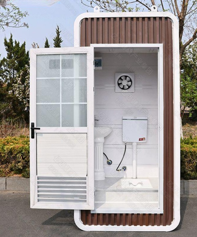야외 공공화장실 쉼터 공원 건설현장 관광지 컨테이너 농막 등산 팝업 낚시 프라이버시 기본 : 차이나보물가게
