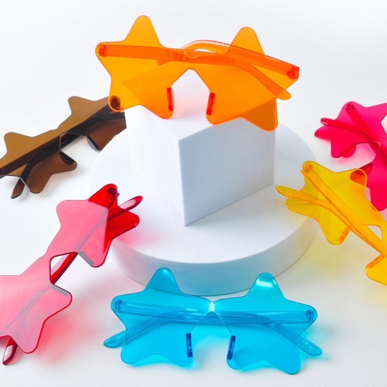 클리어별스타안경 별안경 별모양 생일파티소품