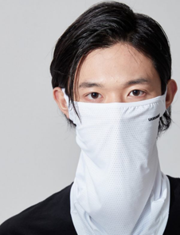 골프냉감마스크 페이스쿨가드 여성 유브이 망사 마스크 여름용안면마스크 선가드 - 상세 이미지 2